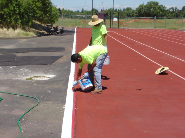 2011 BV Track Resurface