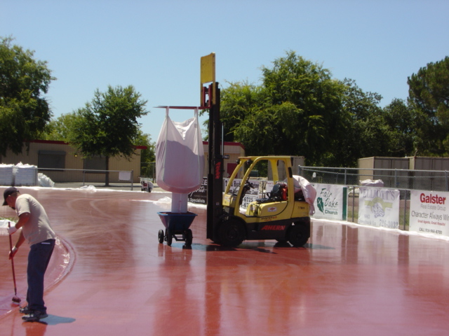 2011 BV Track Resurface