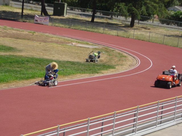 2011 BV Track Resurface