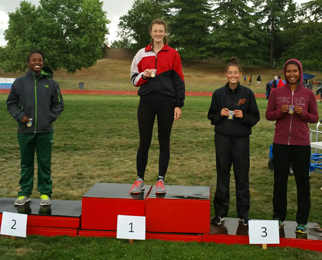 Shelby Dozier 2016 SJS DII-III high jump champ