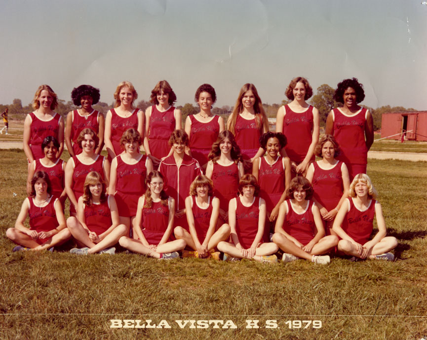 1979 Bella Vista Track and Field Girls Team Photo