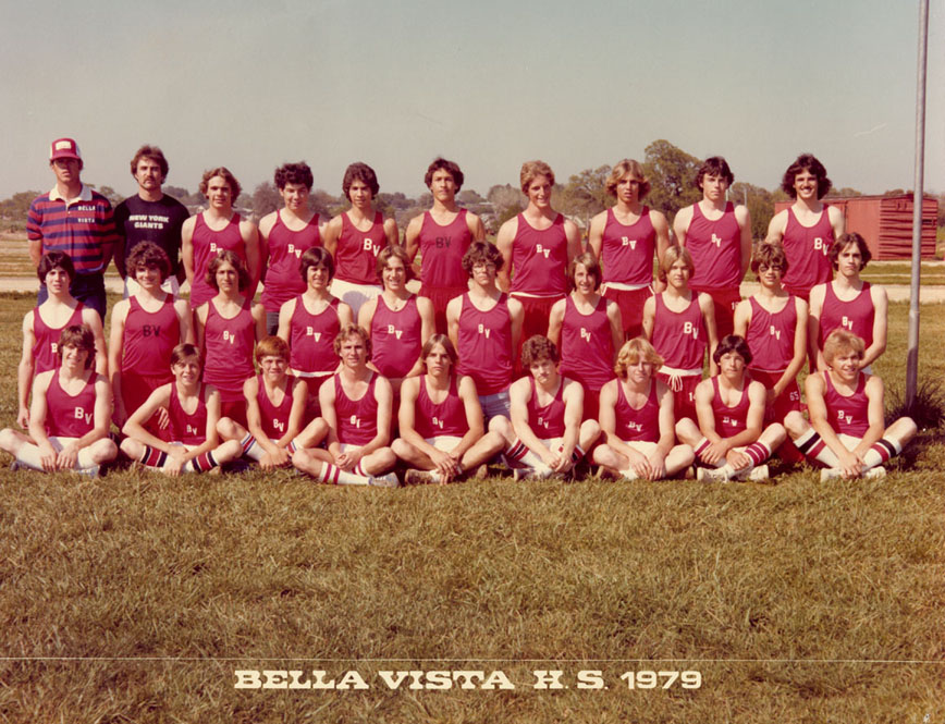1979 Bella Vista Track and Field Sophomore Boys Team Photo