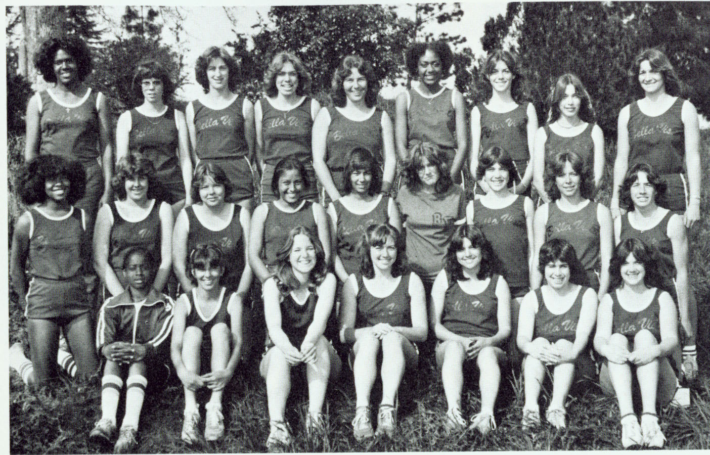 1980 Bella Vista Track and Field Girls Team Photo
