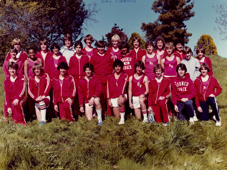 1981 Bella Vista Track and Field Freshman Boys Team Photo