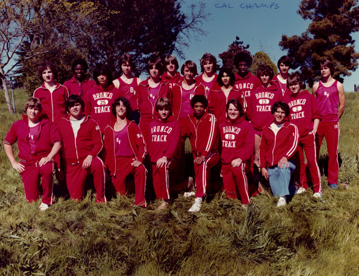 1981 Bella Vista Track and Field Sophomore Boys Team Photo