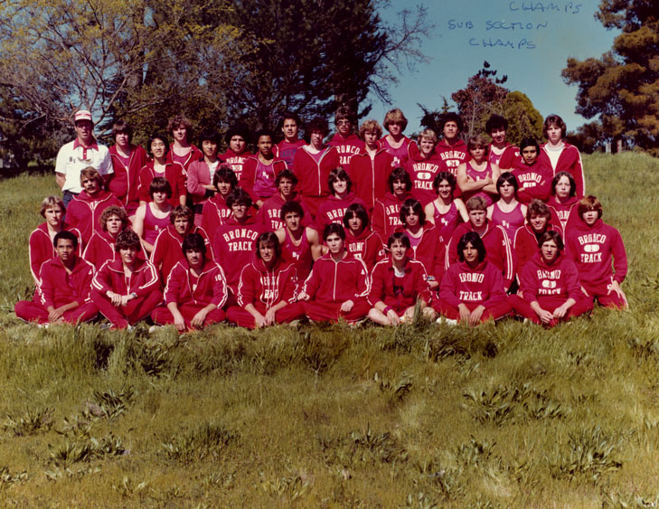 1981 Bella Vista Track and Field Varsity Boys Team Photo