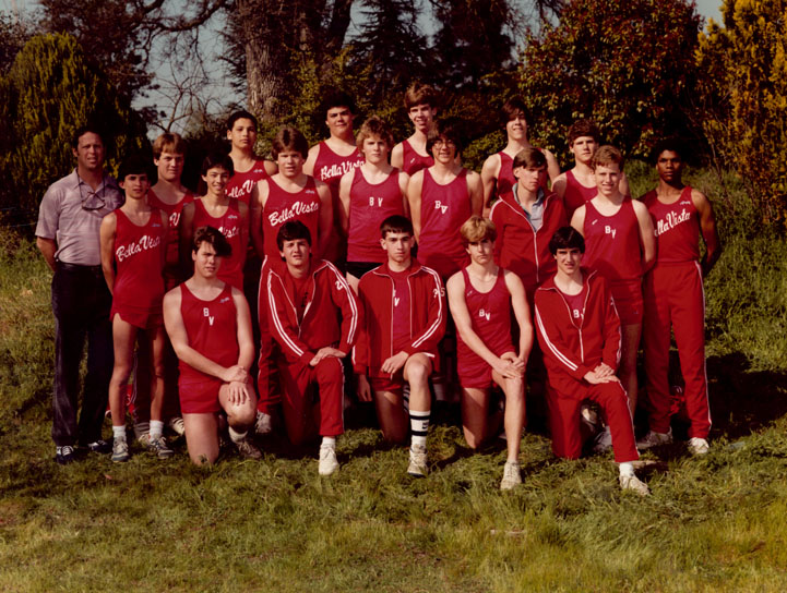 1985 Bella Vista Track and Field Sophomore Boys Team Photo