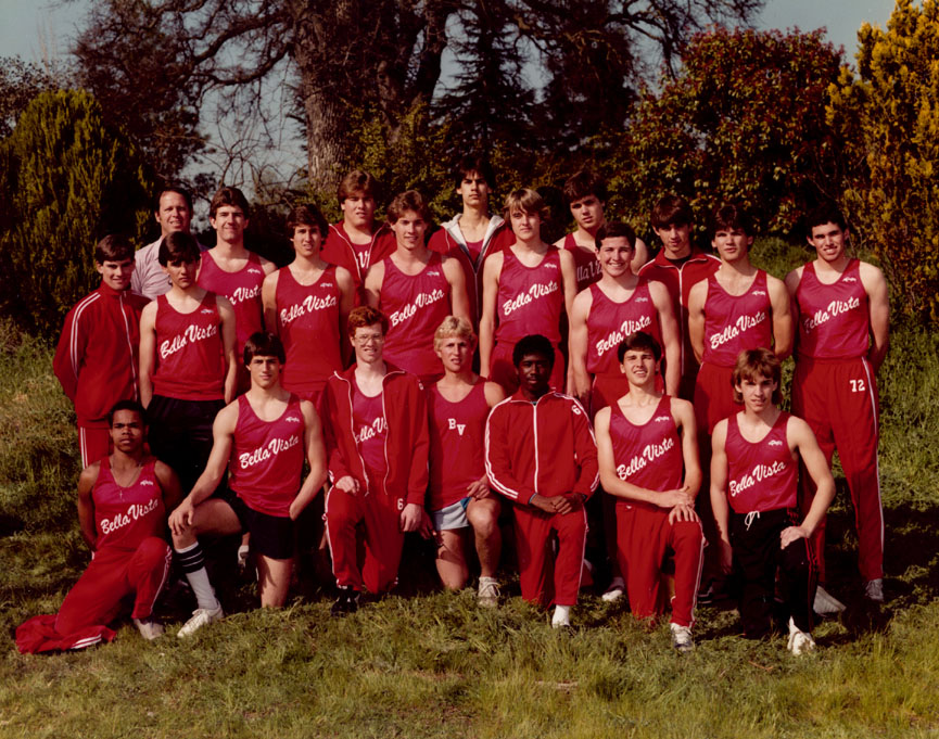 1985 Bella Vista Track and Field Varsity Boys Team Photo