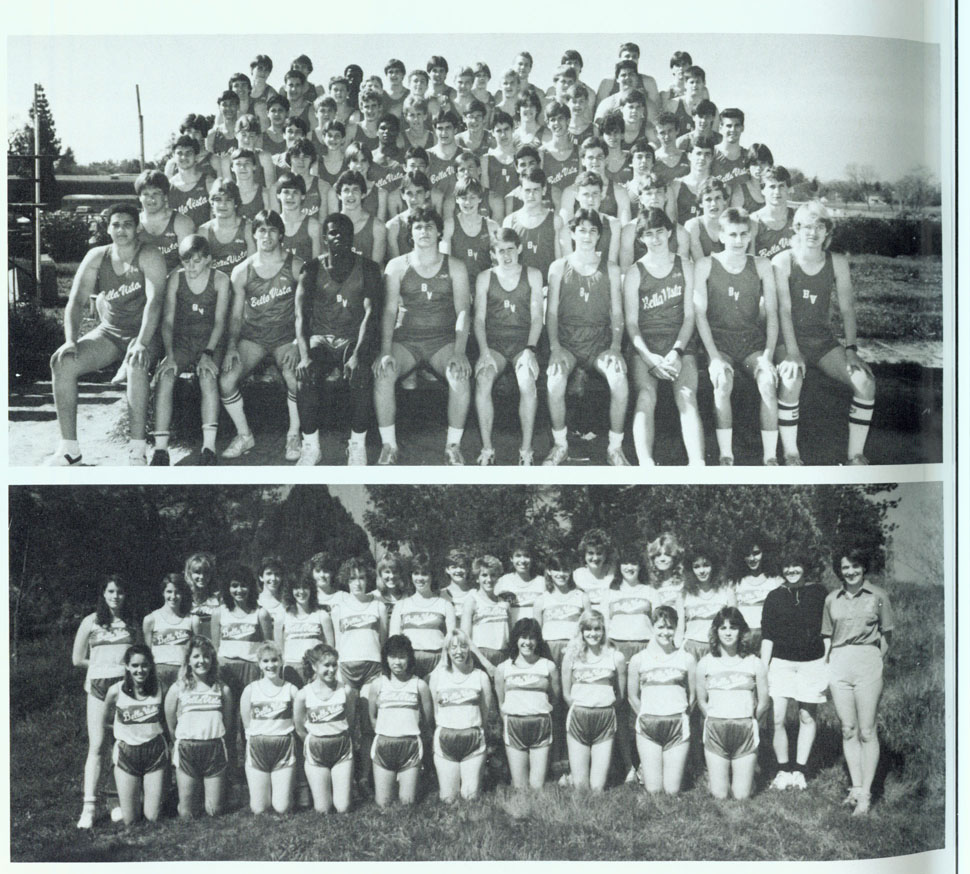 1986 Bella Vista Track and Field Team Photo