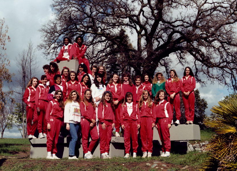1991 Bella Vista Track and Field Varsity Girls Team Photo