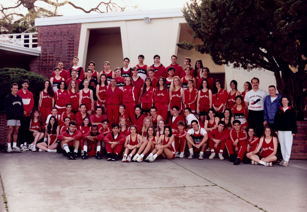 1993 Bella Vista Track and Field Team Photo