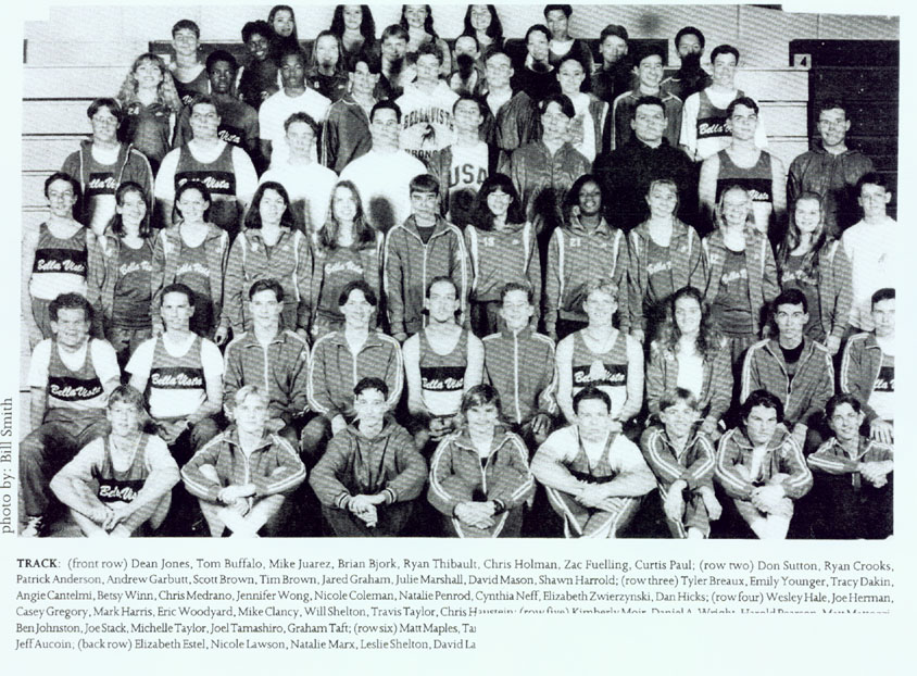 1995 Bella Vista Track and Field Team Photo