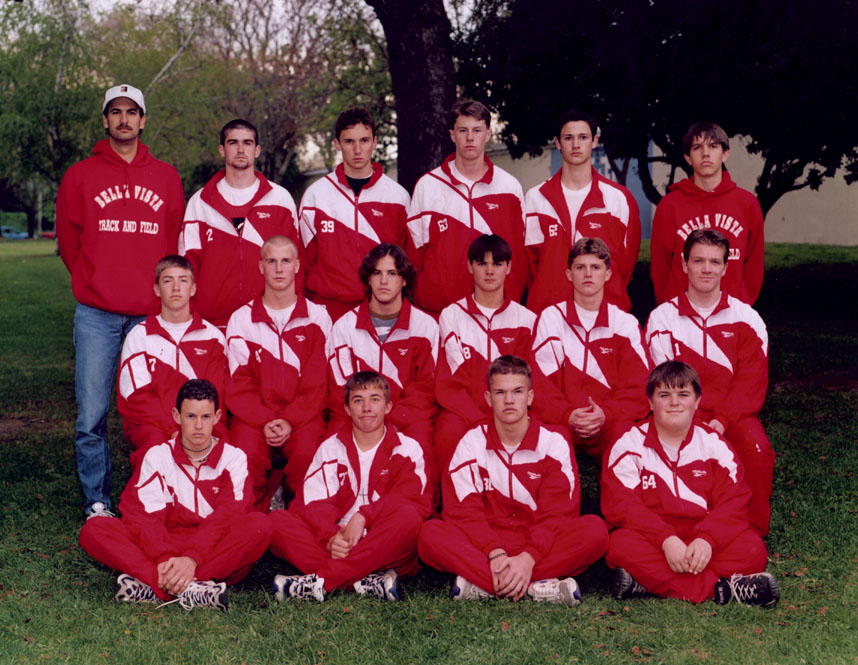 1999 Bella Vista Track and Field F/S Boys Team Photo