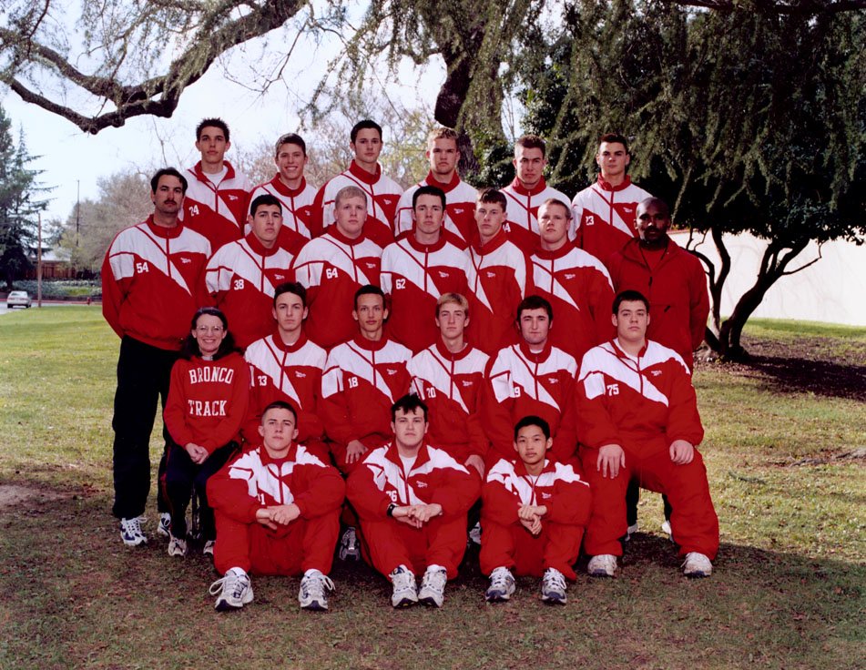 2001 Bella Vista Track and Field Varsity Boys Team Photo