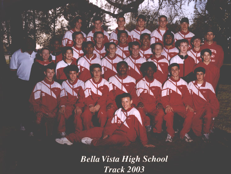 2003 Bella Vista Track and Field F/S Boys Team Photo