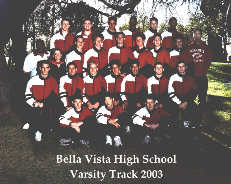 2003 Bella Vista Track and Field Varsity Boys Team Photo