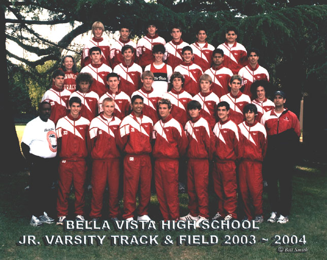2004 Bella Vista Track and Field F/S Boys Team Photo