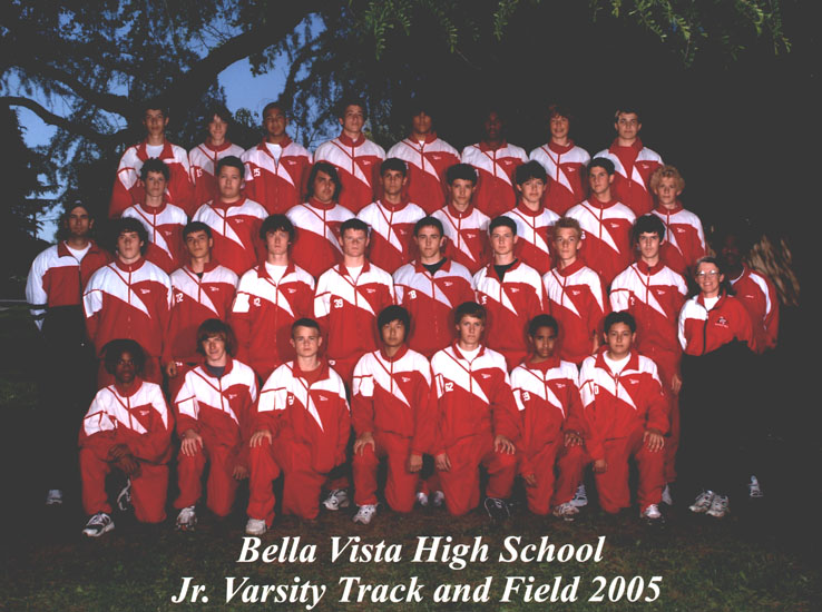 2005 Bella Vista Track and Field F/S Boys Team Photo