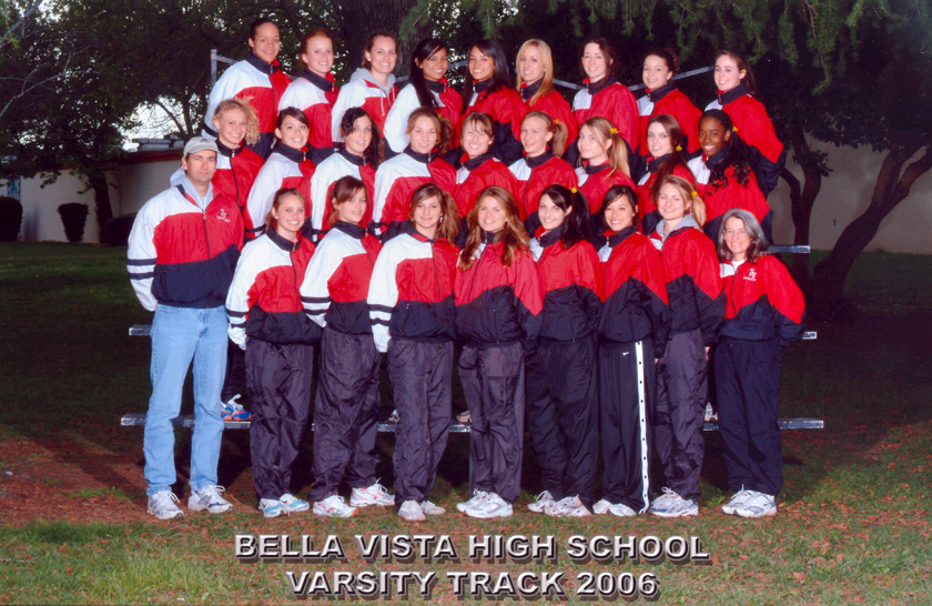 2006 Bella Vista Track and Field Varsity Girls Team Photo