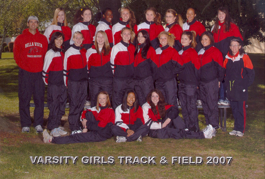2007 Bella Vista Track and Field Varsity Girls Team Photo
