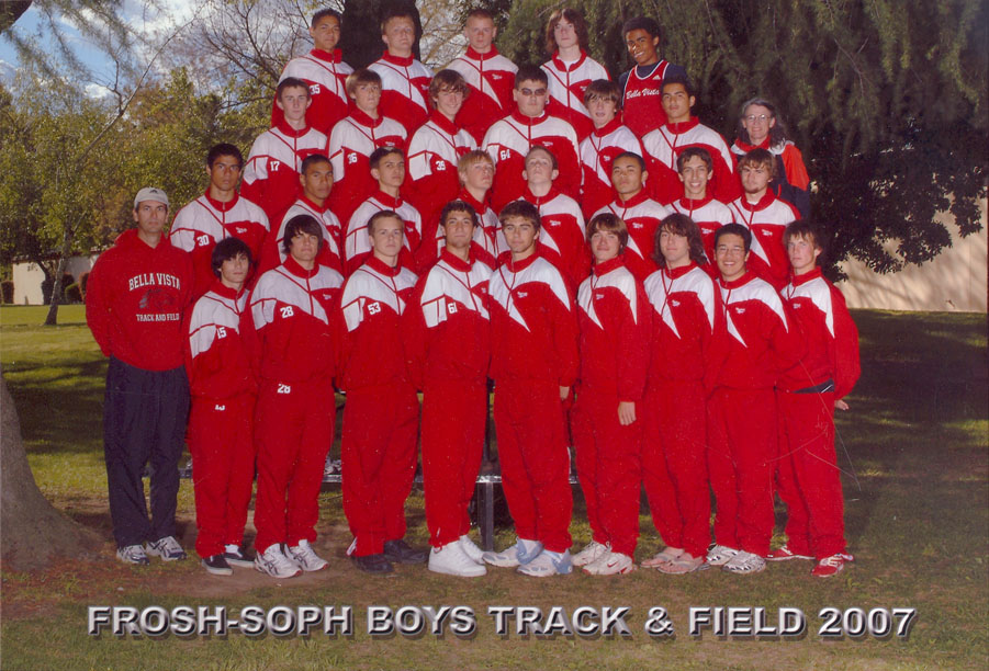 2007 Bella Vista Track and Field F/S Boys Team Photo