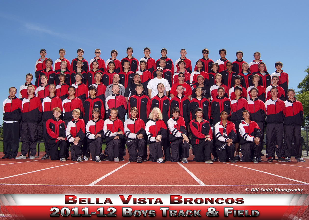 2012 Bella Vista Track and Field Boys Team Photo