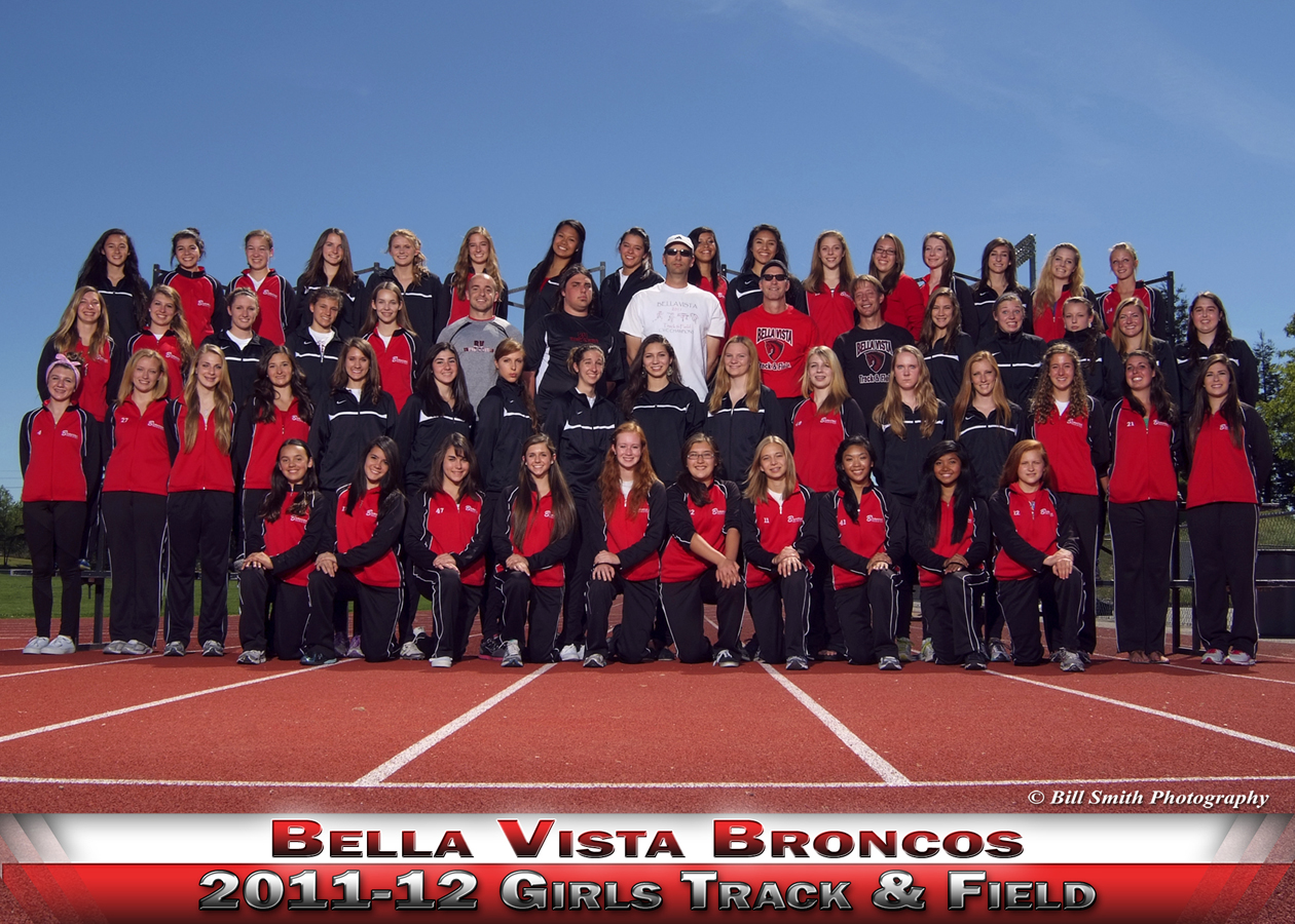 2012 Bella Vista Track and Field Girls Team Photo
