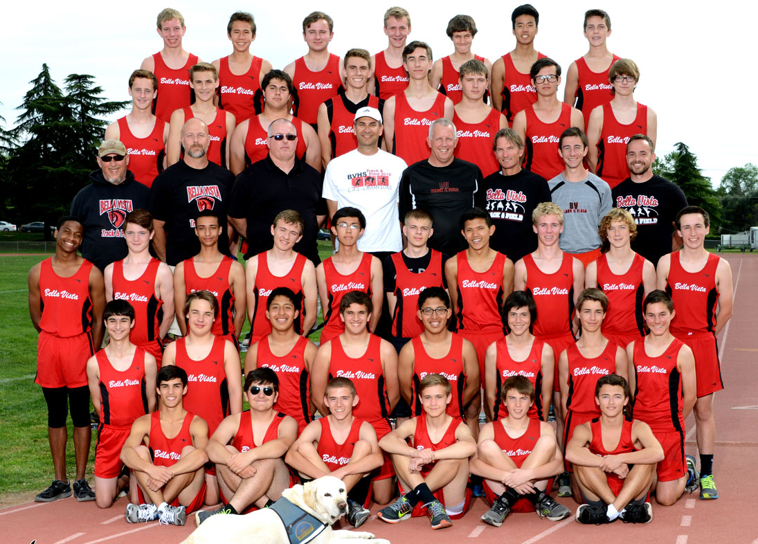 2015 Bella Vista Track and Field Frosh Soph Boys Team Photo