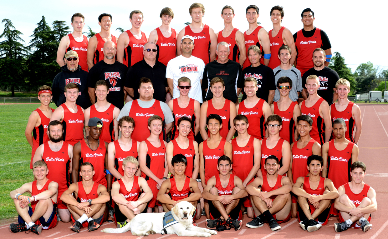 2015 Bella Vista Track and Field Varsity Boys Team Photo