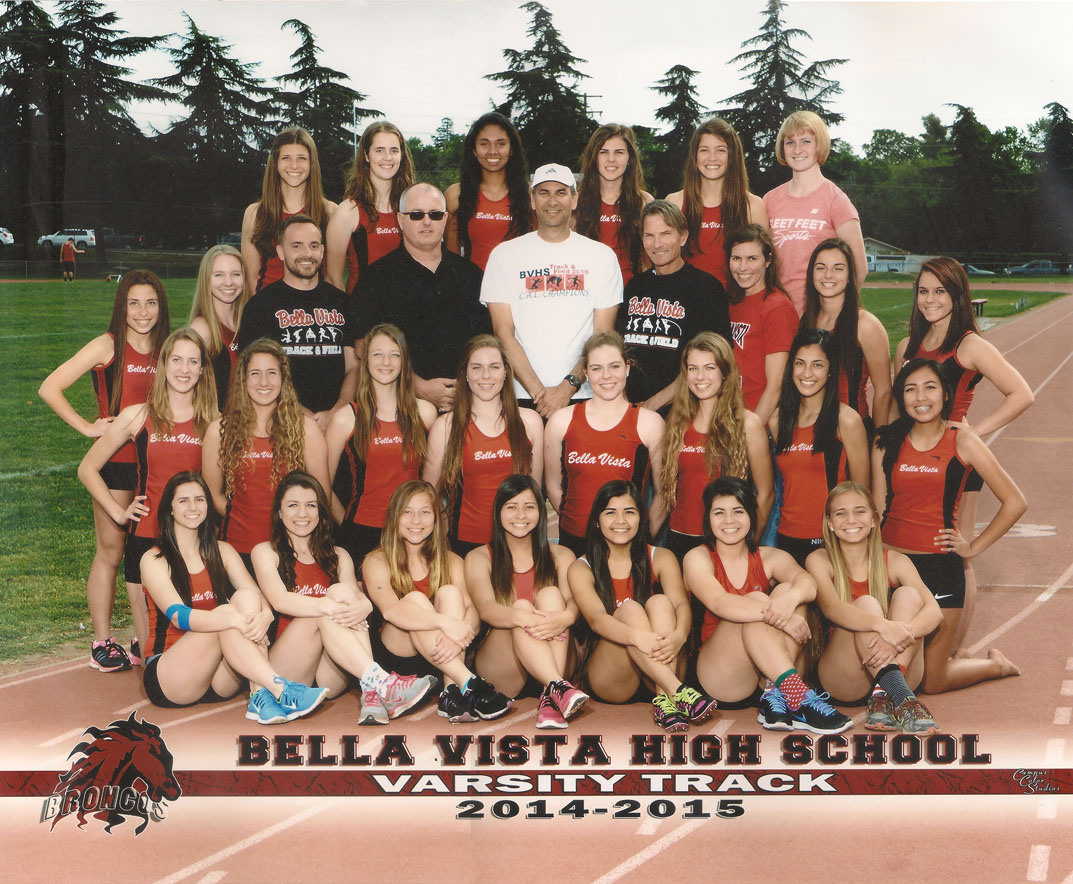 2015 Bella Vista Track and Field Varsity Girls Team Photo