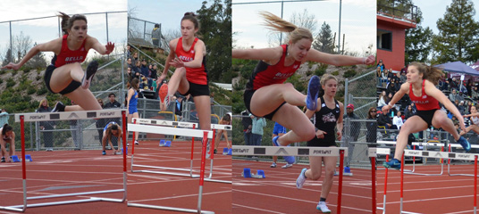 2019 Bella Vista Girls Shuttle Hurdle Team