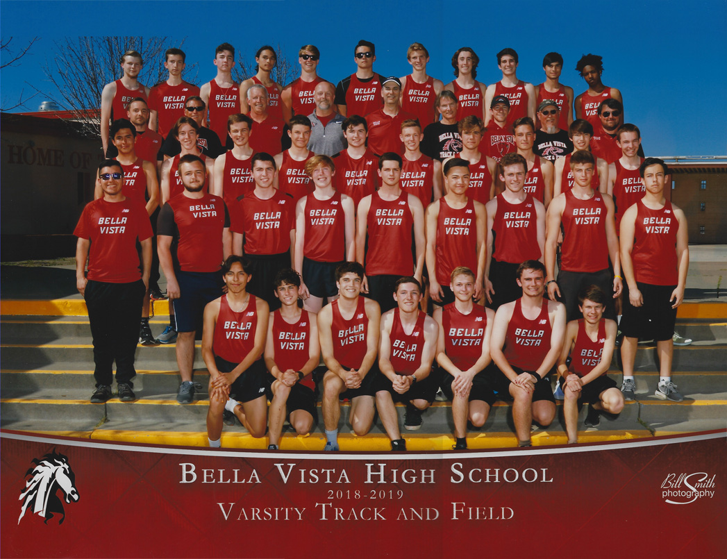 2019 Bella Vista Track and Field Varsity Boys Team Picture