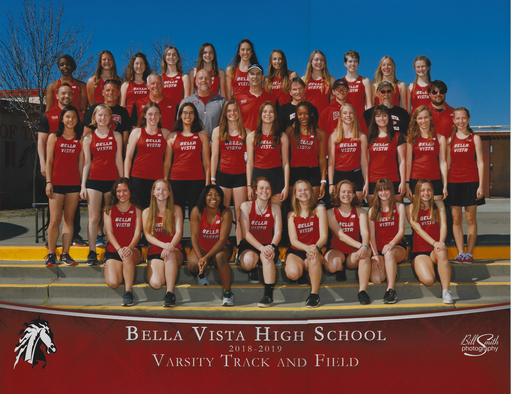 2019 Bella Vista Track and Field Varsity Girls Team Picture