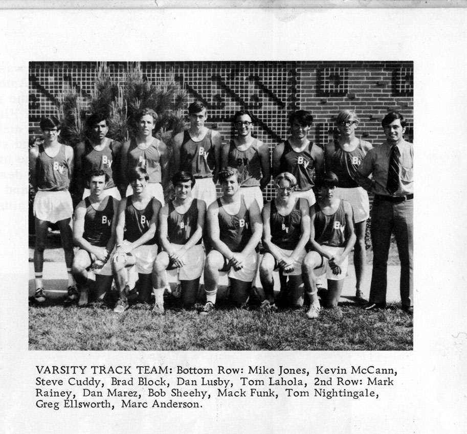 1971 Bella Vista Track and Field Varsity Team Photo