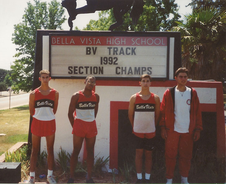 Bella Vista Boys SJS DII Track and Field Section Champs