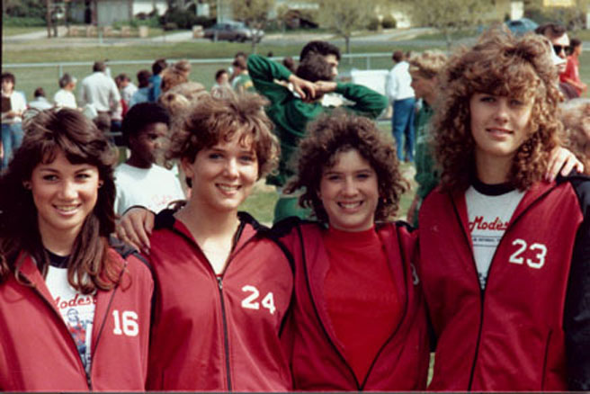 1984 BV Girls Shuttle Hurdle Relay